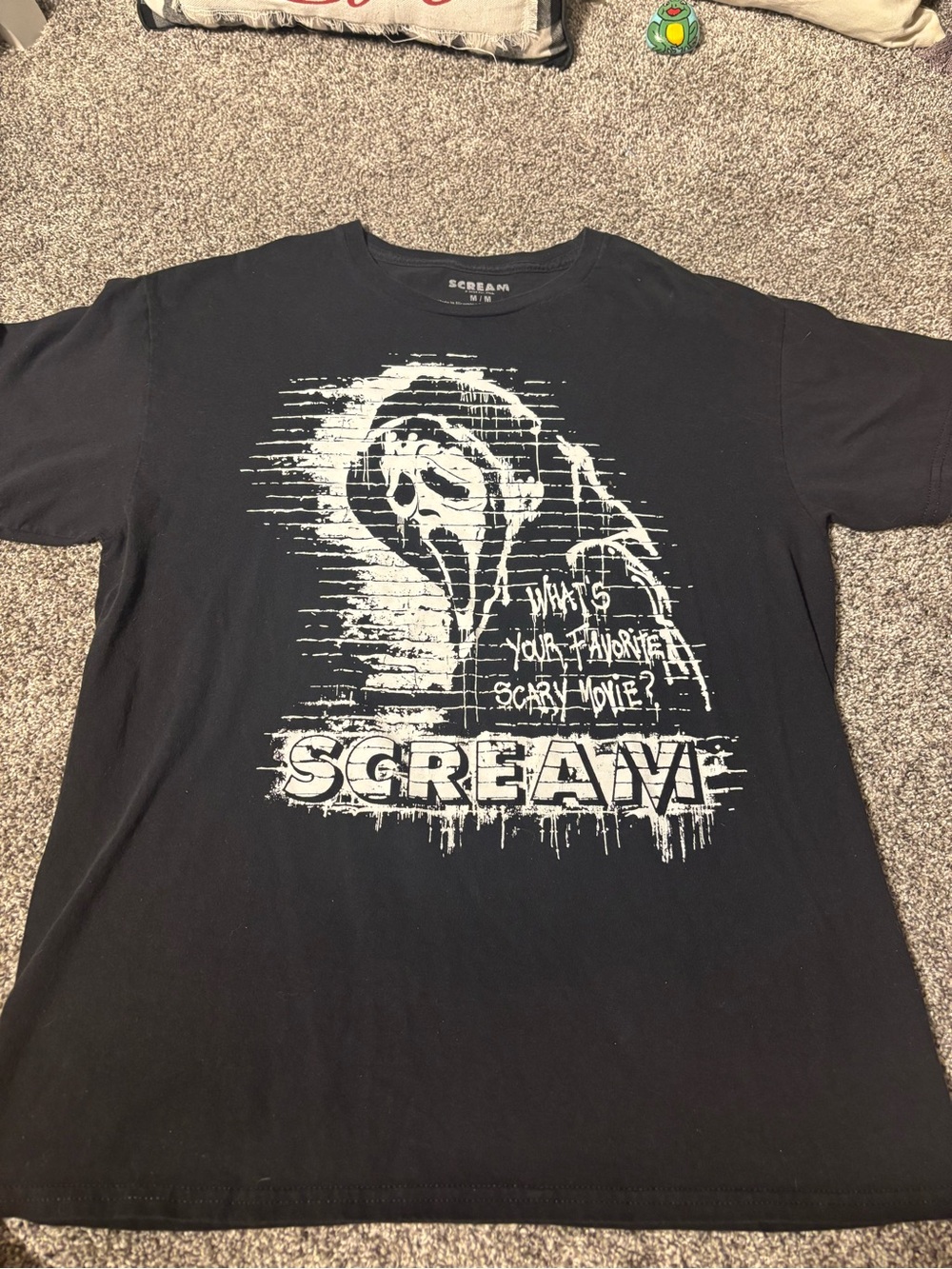 Scream Graphic Short Sleeve Tee - Black